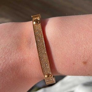 Michael Kors Rose Gold Stud Bangle Bracelet